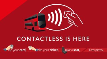 Contactless payments can be made on service 24.
